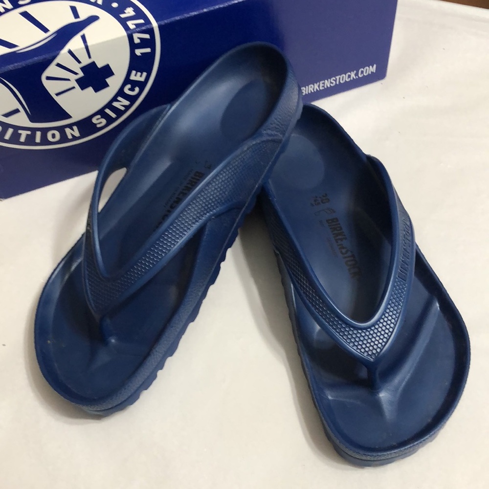 Birkenstock Honolulu EVA Blue Sandal Sz 7W  or 5 M
